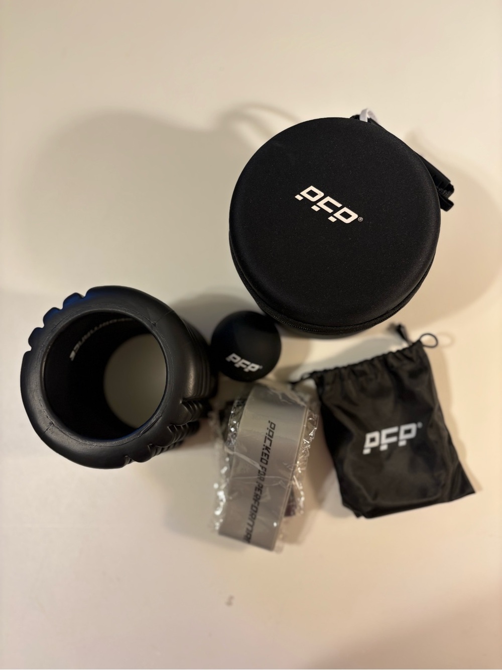 PFP Black Massage/ exercise Set with Carry Case and Accessories